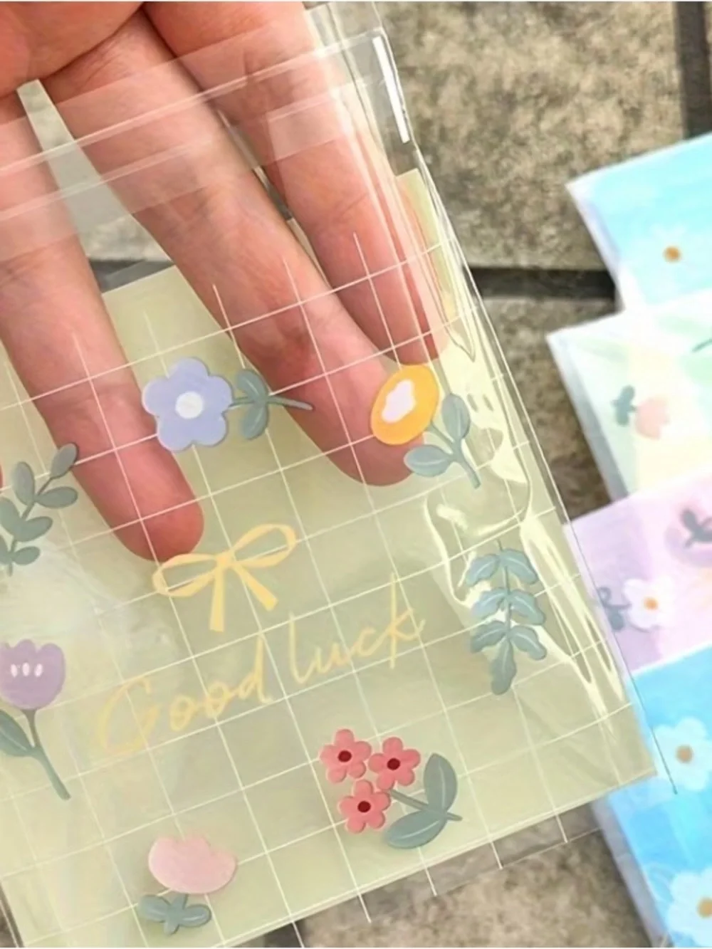 Cute Floral Mini Self Seal Bags - 100 pcs